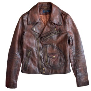 同色ポニー Ralph Lauren ram leather jacket