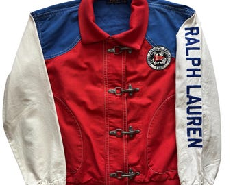 Polo by Ralph Lauren Fireman Jacket USA製 Polo Ralph Lauren Denim Cotton Fireman's Jacket - Macy's