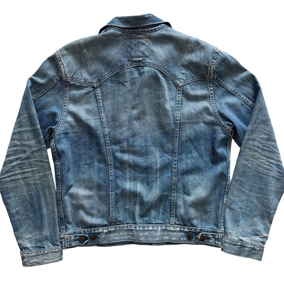 【希少】RRL Distress new roper denim jacket RRL Ralph Lauren Roper Denim Jacket Wilmington Repaired