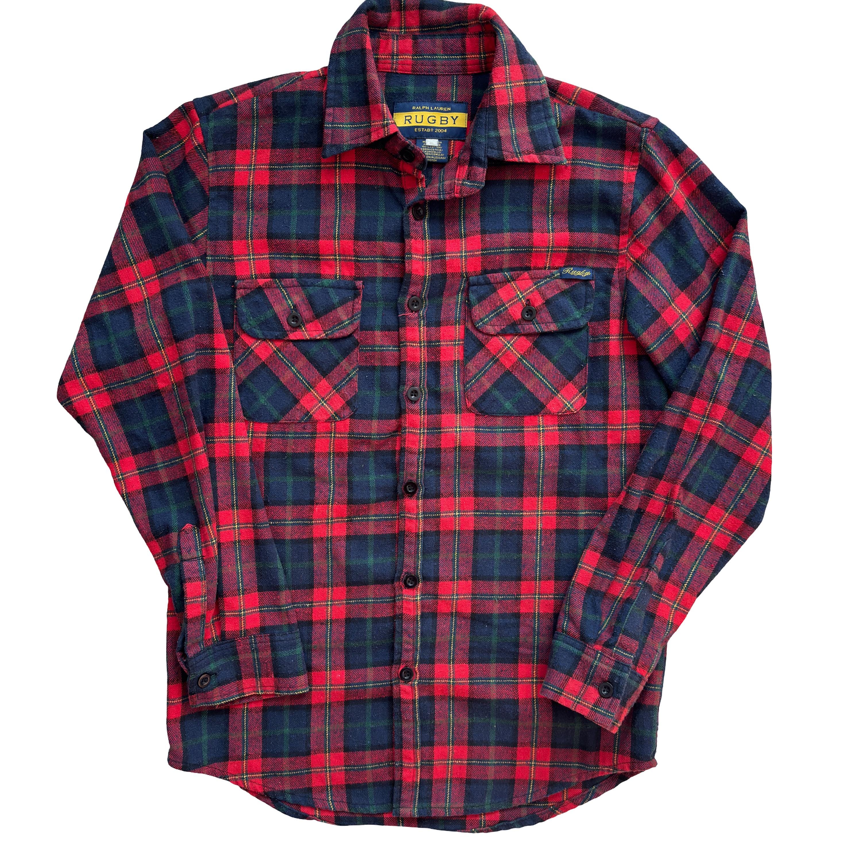 Polo Ralph Lauren Rugby Pyrex 23 Shirt Flannel off White Virgil