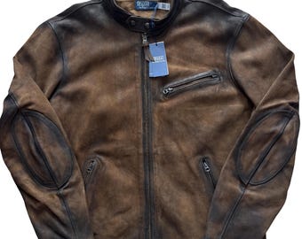 Polo Ralph Lauren RRL Cafe Racer Oil-tanned Cowhide Roughout
