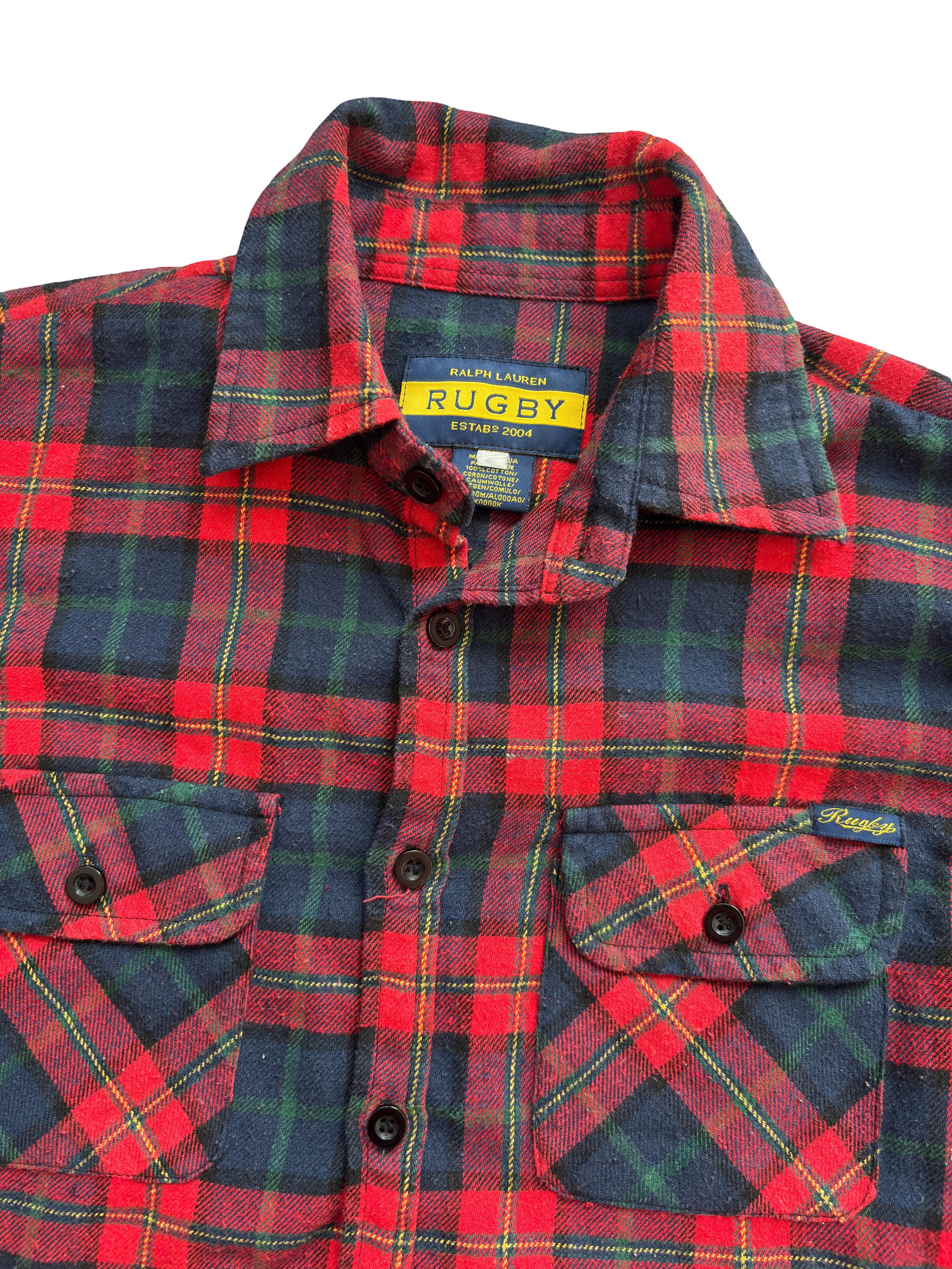 Polo Ralph Lauren Rugby Pyrex 23 Shirt Flannel off White Virgil