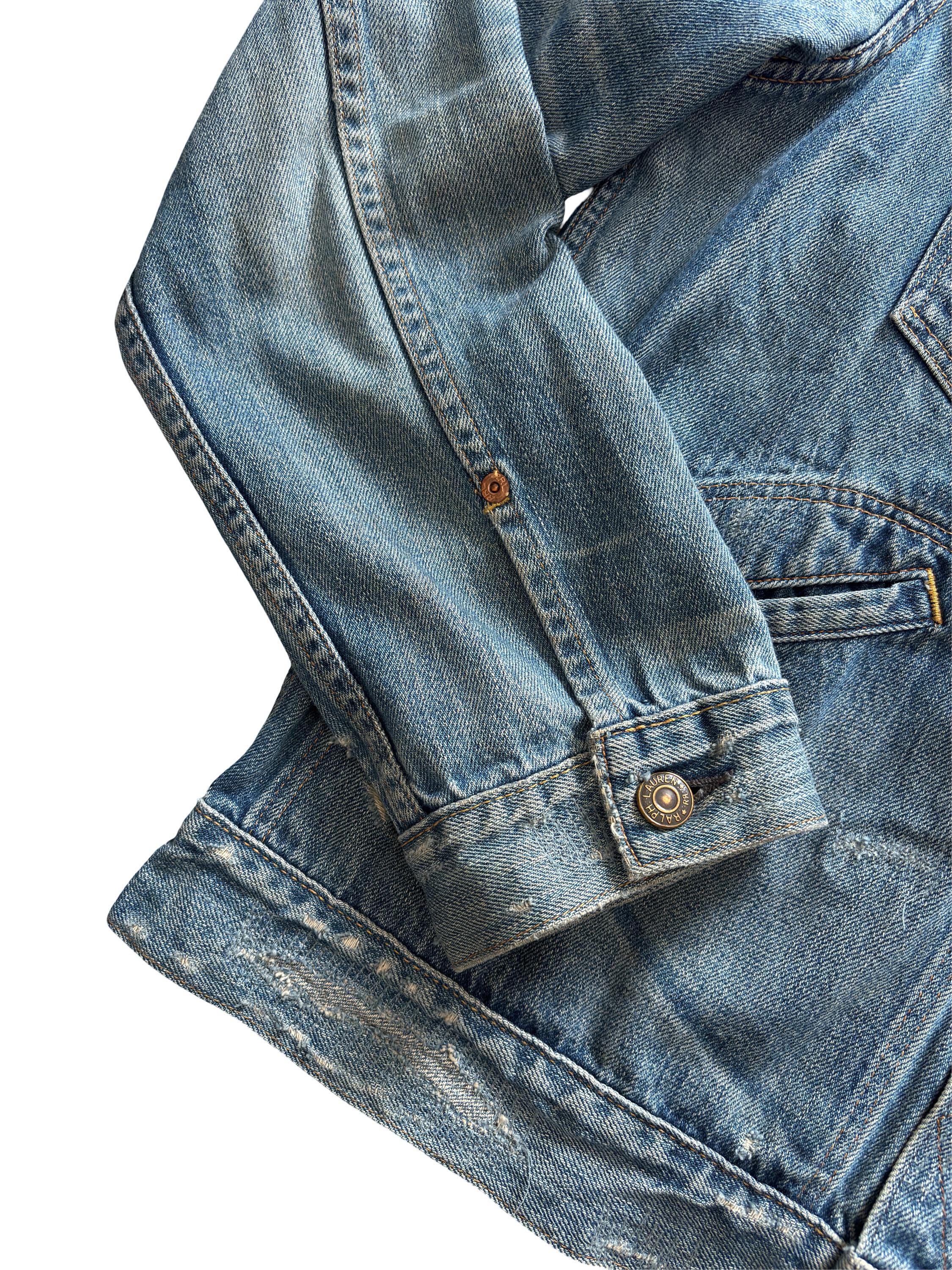 ジャケット・アウター RRL Ralph Lauren Ralph Lauren RRL Indigo Japanese Cotton Sateen Flight Bomber
