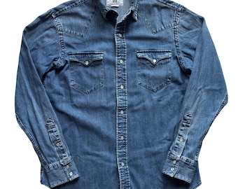 RRL ラルフローレン ウエスタンデニムシャツ トップス メンズ サイズ L