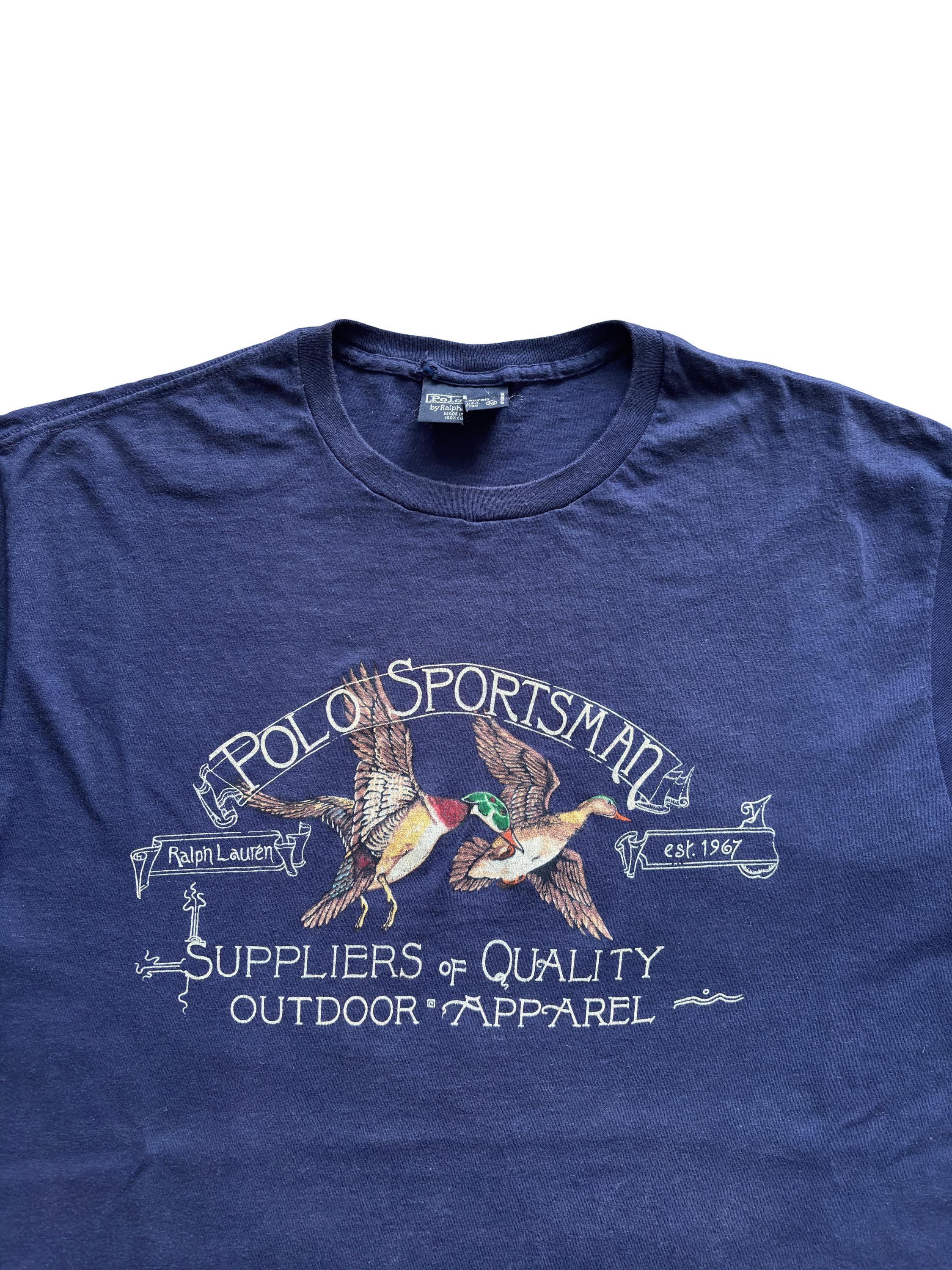 80s〜90s PRL duck huntingJK ラルフローレン Vintage 90s Polo Ralph Lauren Duck Hunting T-shirt - Made in USA