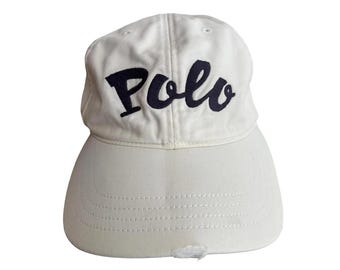 Vintage 90s Polo Sport by Ralph Lauren Big Logo Hat Cap Spell Out