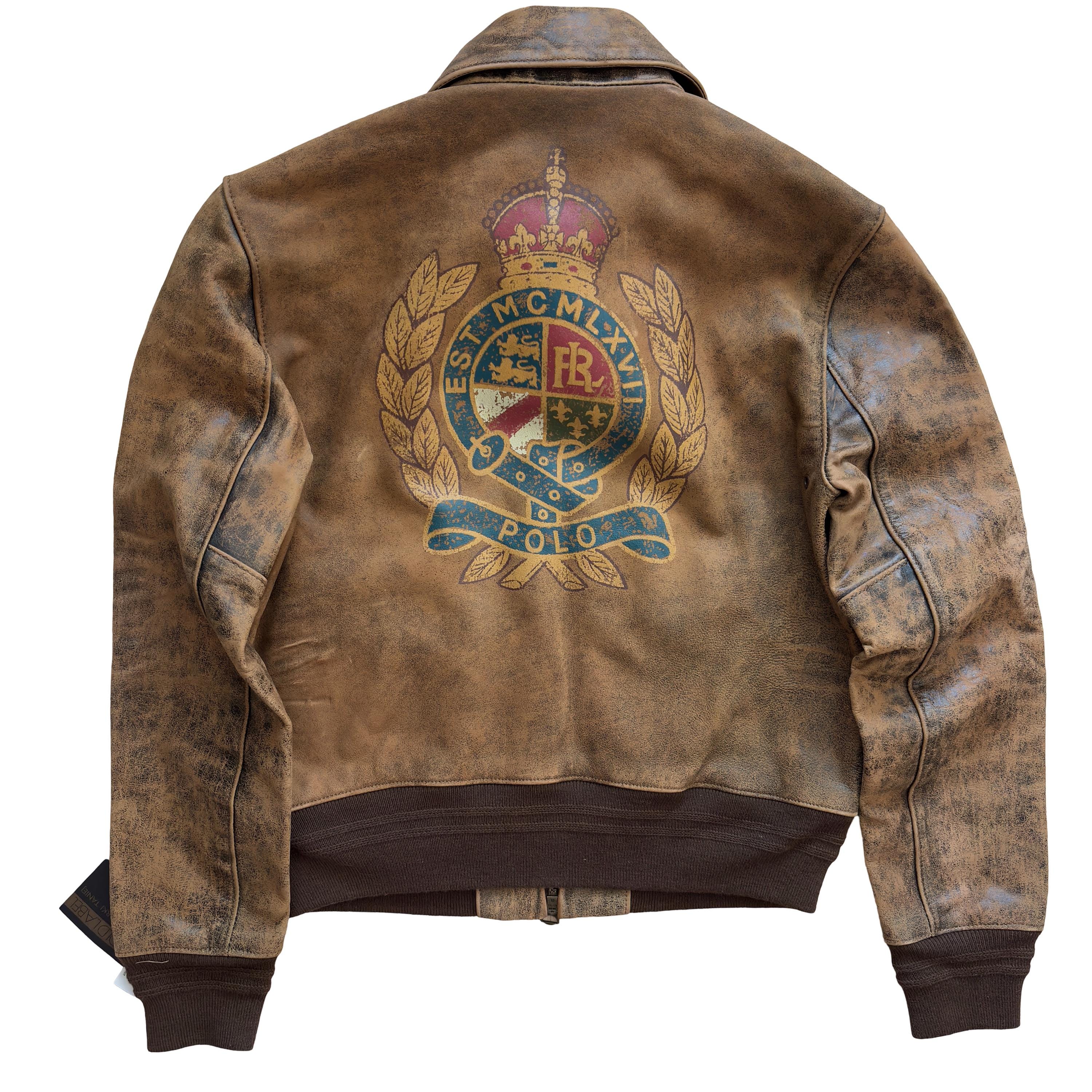 名作】RRL A2 Leather Jacket XS RRL Lynton Moto Leather Jacket 