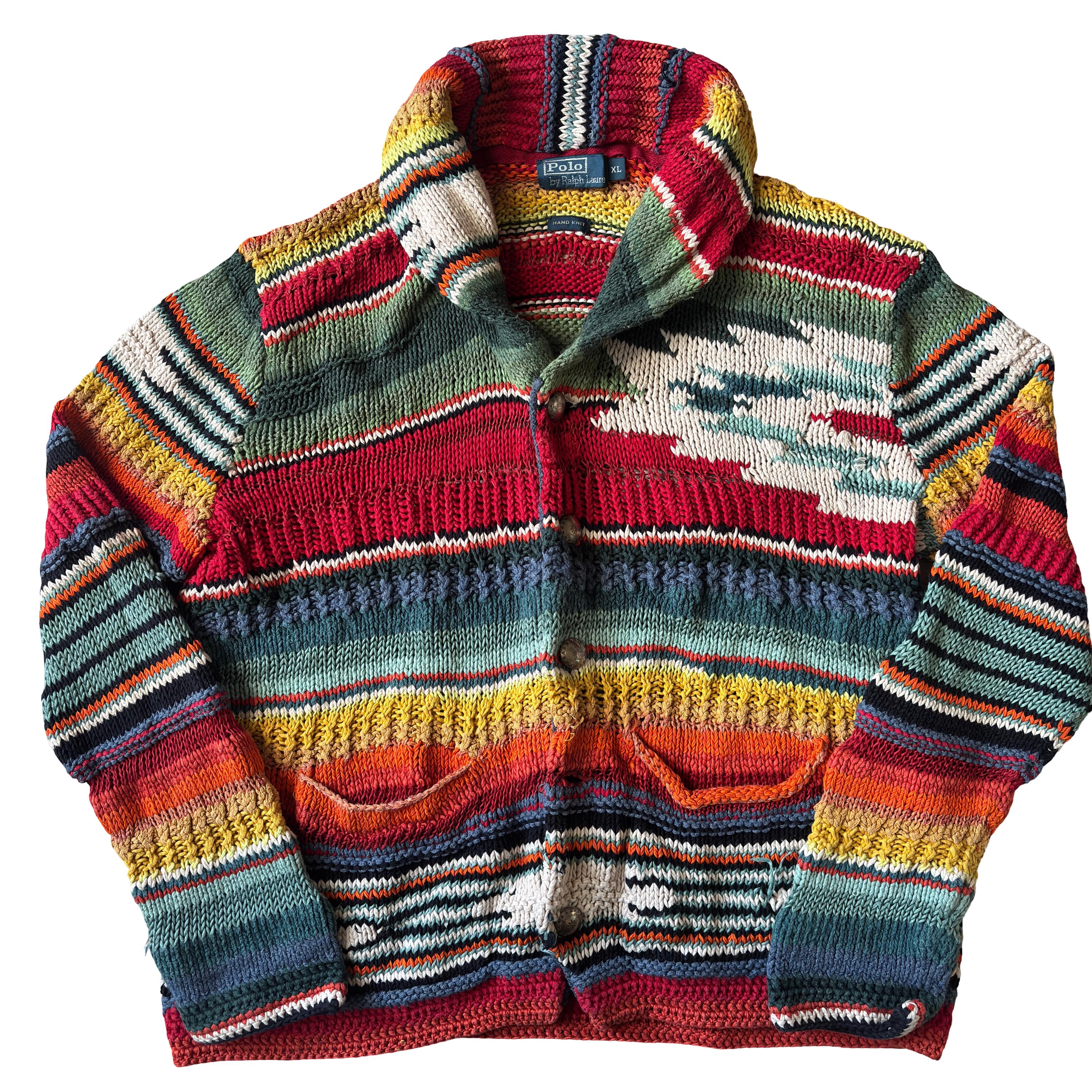 Vintage 古着【美品】90s Ralph Lauren cardigan カーディガン Ralph 
