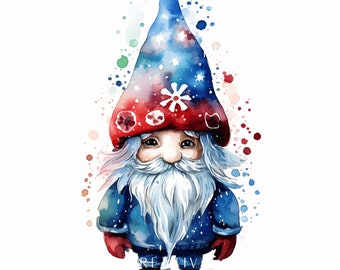 19 Gnome Png Cliparts, Gnome Png Design, Boys Design Png, Gonk design Png, Watercolor design Png,