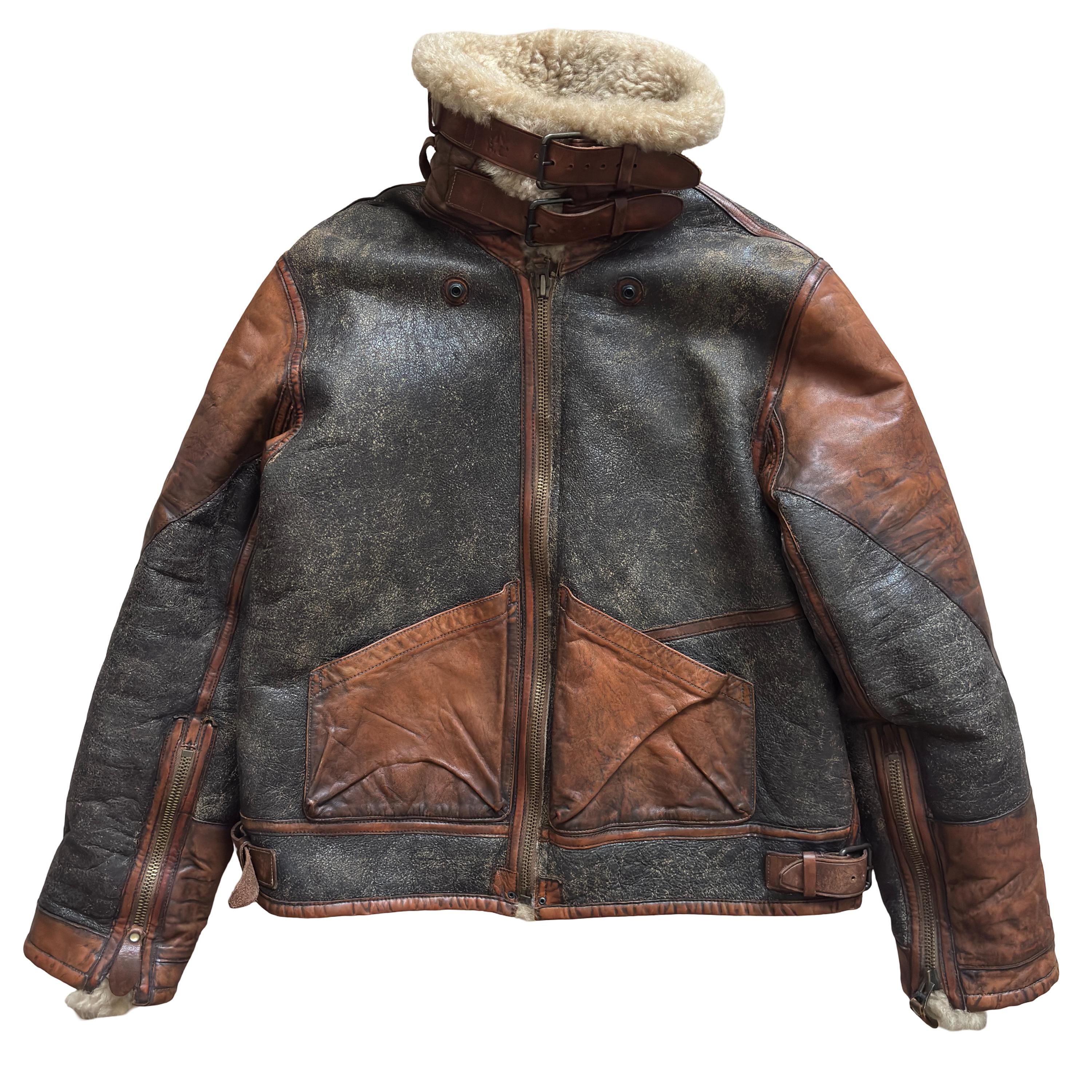 Rrl Leather Jacket - Etsy