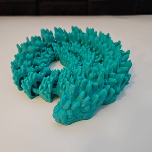 Frost Snake 3D Printed Ice Dragon