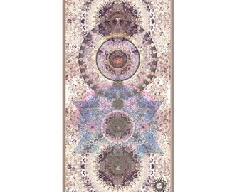 Sacred Geometry Mandala Art Print: Spiritual Fractal Design