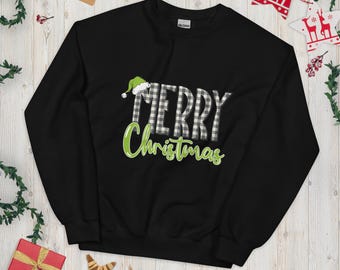 Green/Checkered MC ~ Unisex crewneck