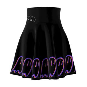 Rainbo Ghost Skater Skirt V1