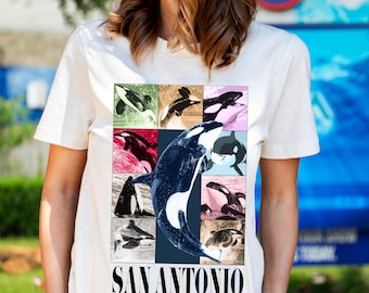 The Orcas Tour Shirt, San Antonio Texas Version, Eras Inspired Shirt, Sea World Shirt, Killer Whale Shirt, Sea World Family Trip Shirt