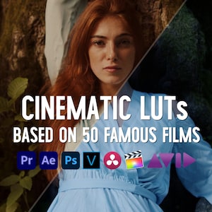 50 Cinematic Color LUTs