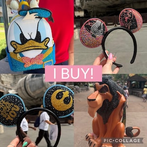 Handmade Rhinestone Donald Duck Inspired Mini Backpack Bling Bling Riot | Custom Rhinestone Jackets + Vest | Some  main image 4