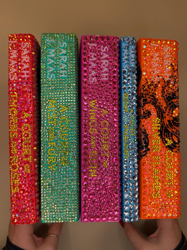 Custom Rhinestone Book Decor – Personalized Sparkle Book, Glam Gift - Etsy