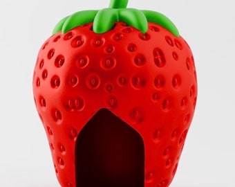 イチゴのペット用隠れ家 – 小動物のための居心地の良いフルーツハウス