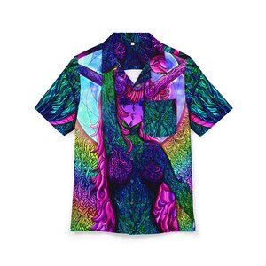 Sophium Gnostika Unisex Hawaiian Button-Down Shirt (AOP)