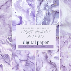Purple Marble Digital Paper, Seamless Patterns, Lilac Violet, Ink Backgrounds, Seamless Patterns, Purple Digital Paper