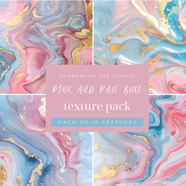 Pink and Pale Blue Marble Texture clipart, Alcohol Ink png, Colorful Watercolor Backgrounds and Textures, Liquid Ink, Texture background