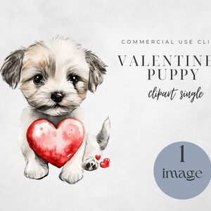 Valentine's dog clipart, St Valentine's Day Clipart, Puppy love, Love Dogs Clipart, My Valentine Has Paws, Transparent Png Dog
