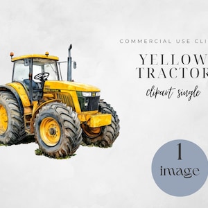 Clipart landbouwtractor, commercieel gebruik, gele tractor png, landbouwtractor png | Landbouwtrucks, digitale download