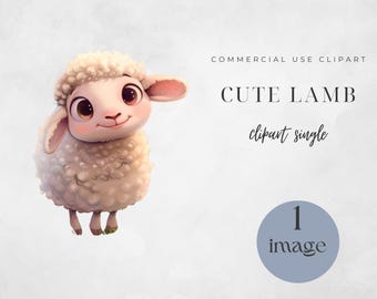 Sheep PNG, Cute Sheep Png, Commercial Use, Digital Paper Craft, Design, Sheep Illustration, Cute Sheep, Watercolor Sheep, Single Clipart
