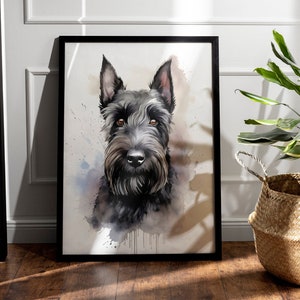 Scottie Dog - Scottish Terrier - Scottie Dog Art - Dog Artwork - Dog Painting - Dog Print - Pet Portrait