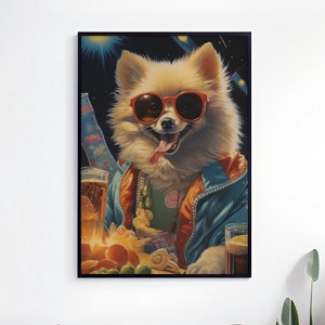 Pomeranian Print  - Pomeranian Poster - Vintage Dog Print - Cute Dog Prints - Dog Lover Gift - Dog Print Poster - Pomeranian Wall Art