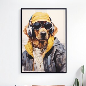 Dog Print - Cute Dog Arts - Dog Lover Gift - Funny Gifts - Dog Print Poster - Dog Wall Art - Nursery Wall Art - Dog Wall Art