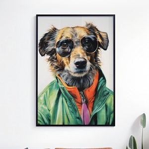 Vintage Dog Print - Cute Dog Prints - Dog Lover Gift - Dog Paw Print - Dog Print Poster - Dog Wall Art - Puppy Paw Prints - Dog Wall Art