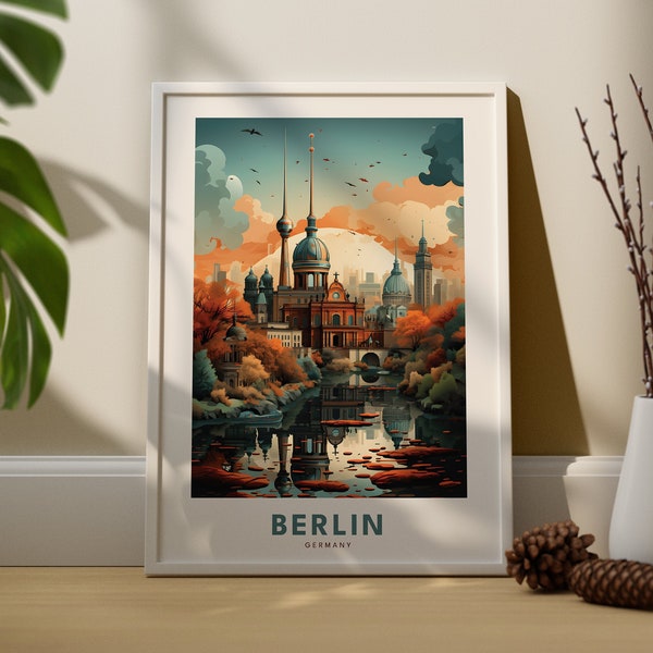 Berlin Poster - Berlin Travel Art - Germany Wall Art - Germany Poster - Berlin Wall Art - Berlin City