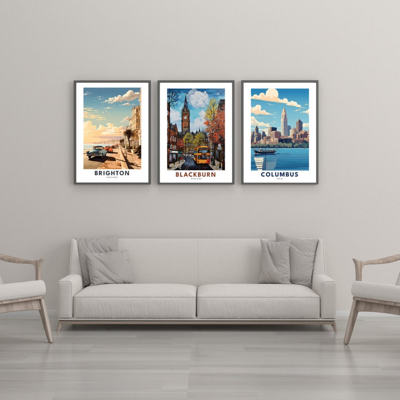 Blackburn Print, Blackburn Poster, England City Wall Art, England Print