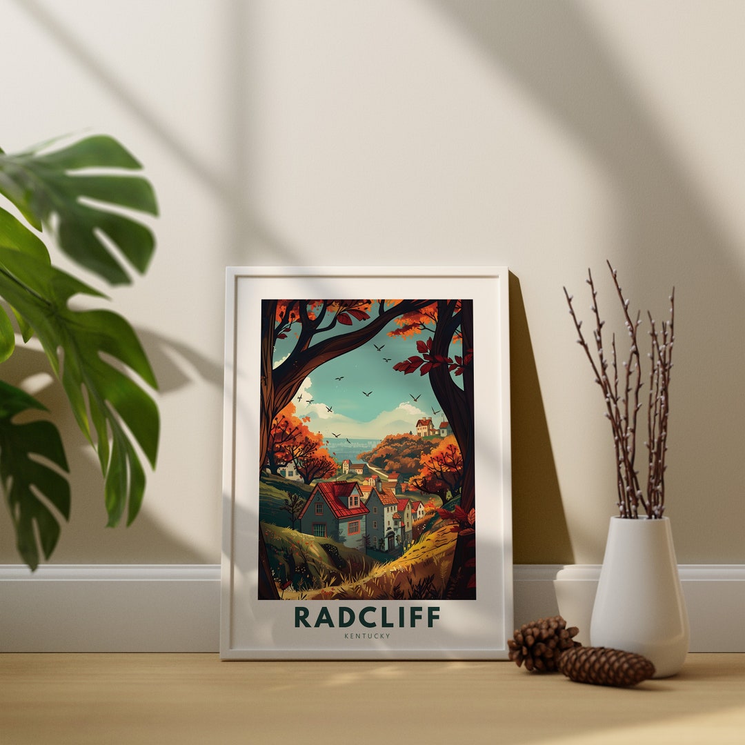 Radcliff Wall Art Print, Radcliff Wall Travel Poster, Kentucky Wall ...