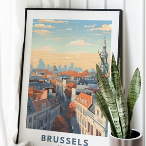 Hang it proudly in your living room, bedroom, or office, and let it remind you of the exquisite charm of Belgium whenever you glance its way.