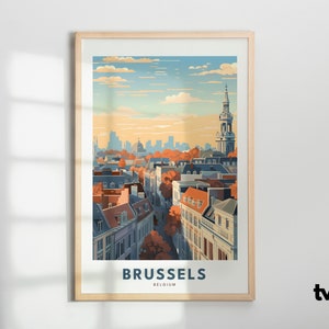 Our Brussels Print effortlessly doubles as a Travel Poster Print, inspiring wanderlust and igniting your passion for exploration.