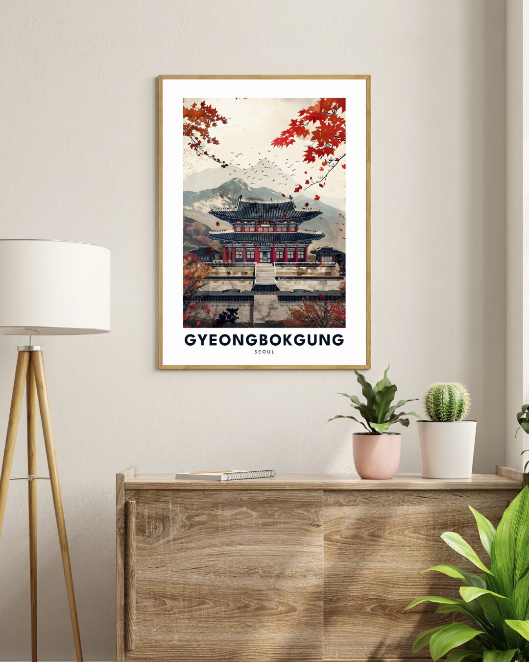 Gyeongbokgung Travel Print, Seoul Travel Poster, Seoul Wall Hanging Art ...