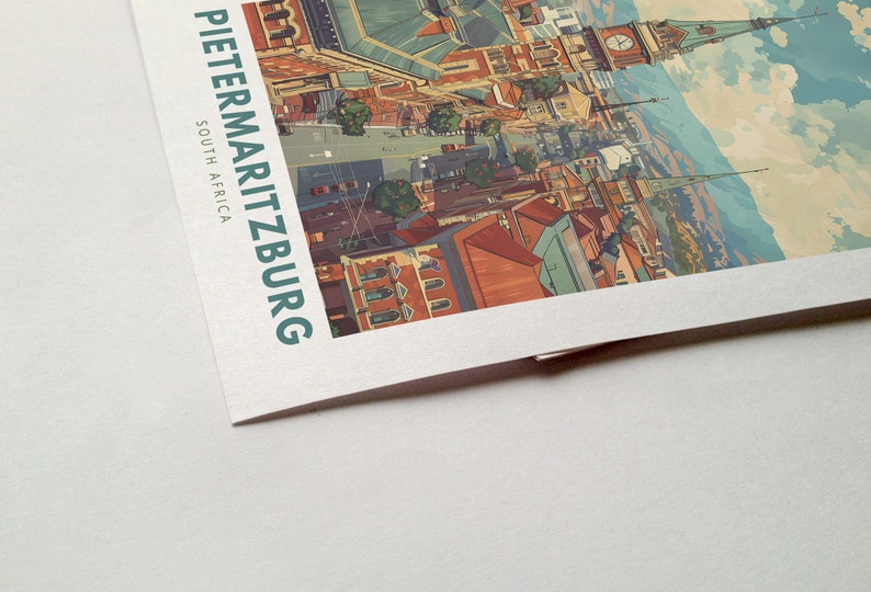 Pietermaritzburg Wall Art Print, Pietermaritzburg Art Poster, South