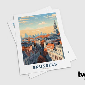 This Belgium Poster is more than just a piece of paper; it's a visual representation of your love for this European gem.