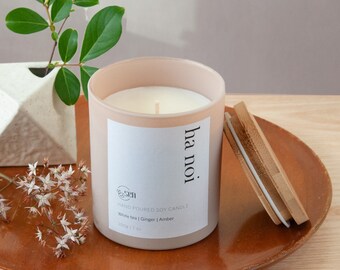 Hanoi | Artisan hand-poured soy wax container candle | Authentic triple-scented candle | Vietnam-inspired Collection