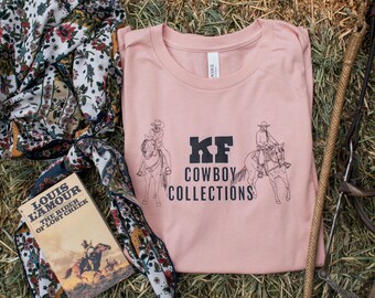 Camiseta unisex de manga corta de KF Cowboy Collections, estilo western, country y ranch