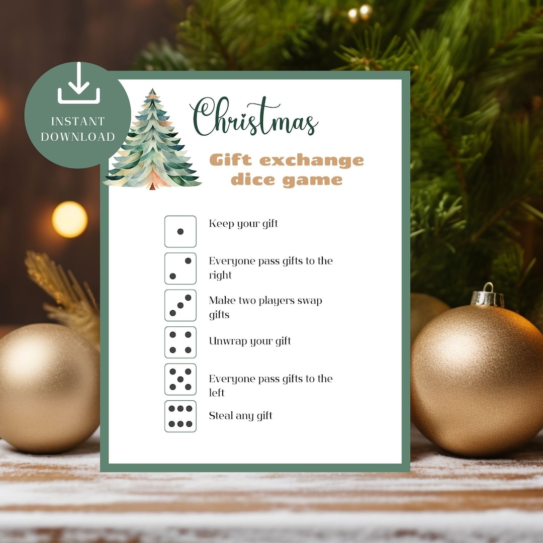 Christmas Party Game for Gift Exchange, Christmas Party Game for Adults