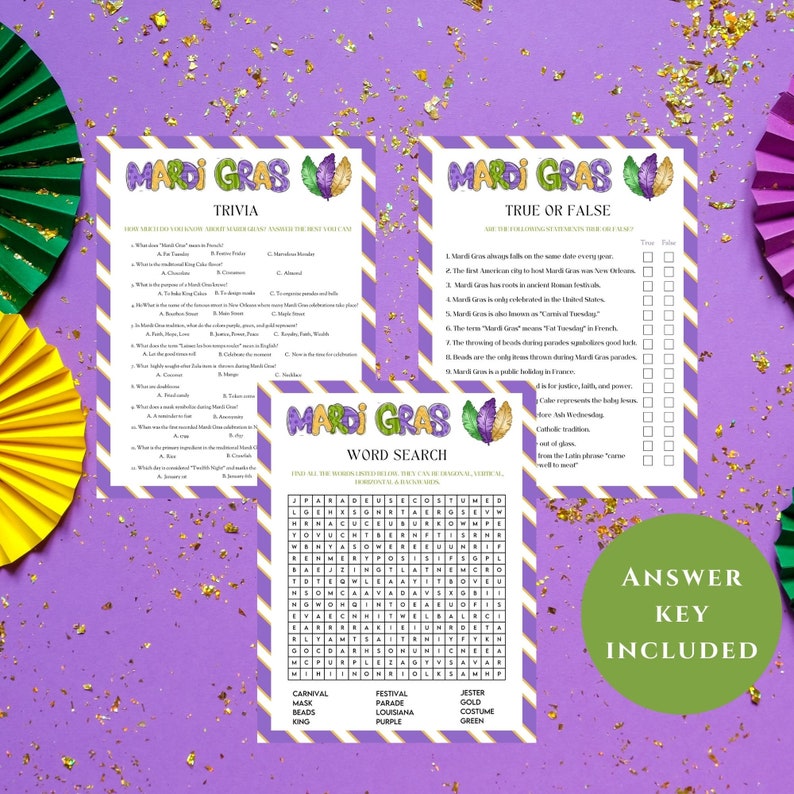 quiz mardi gras