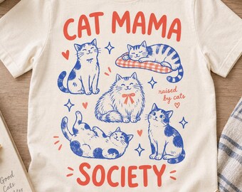 Cat Mama Society - T-shirt
