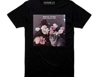 Meow Order Pawer Catniption and Hairies Tshirt T shirt Tank Long Sleeve Sweater Hoodie Tote Bag Pillow Man Woman cat lover Gothicat