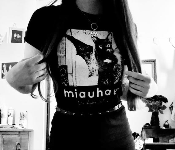 Miauhaus "Bela Lugosi's Cat" Darkwave goth postpunk bauhaus t-shirt Man Woman Sweater Long V-neck Taddler Baby