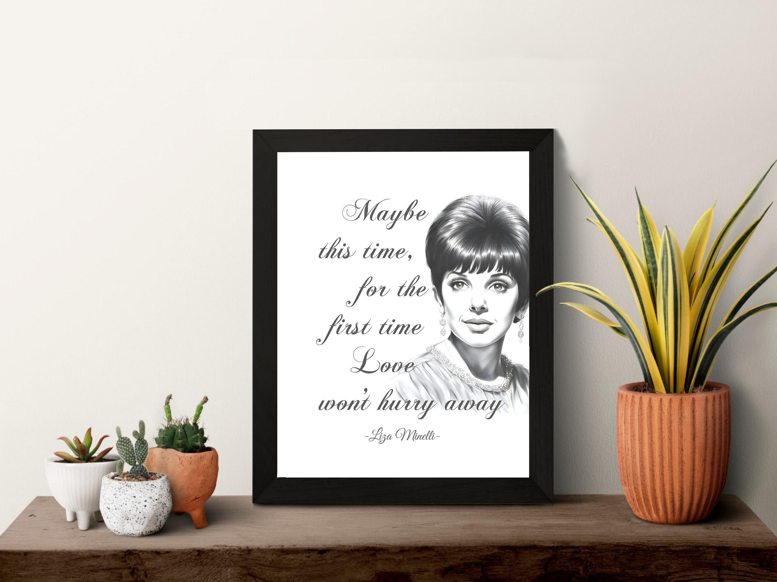 Liza Minelli Art Print: Cabaret Movie Lyrics (digital Download) - Etsy, image size:2667x2000