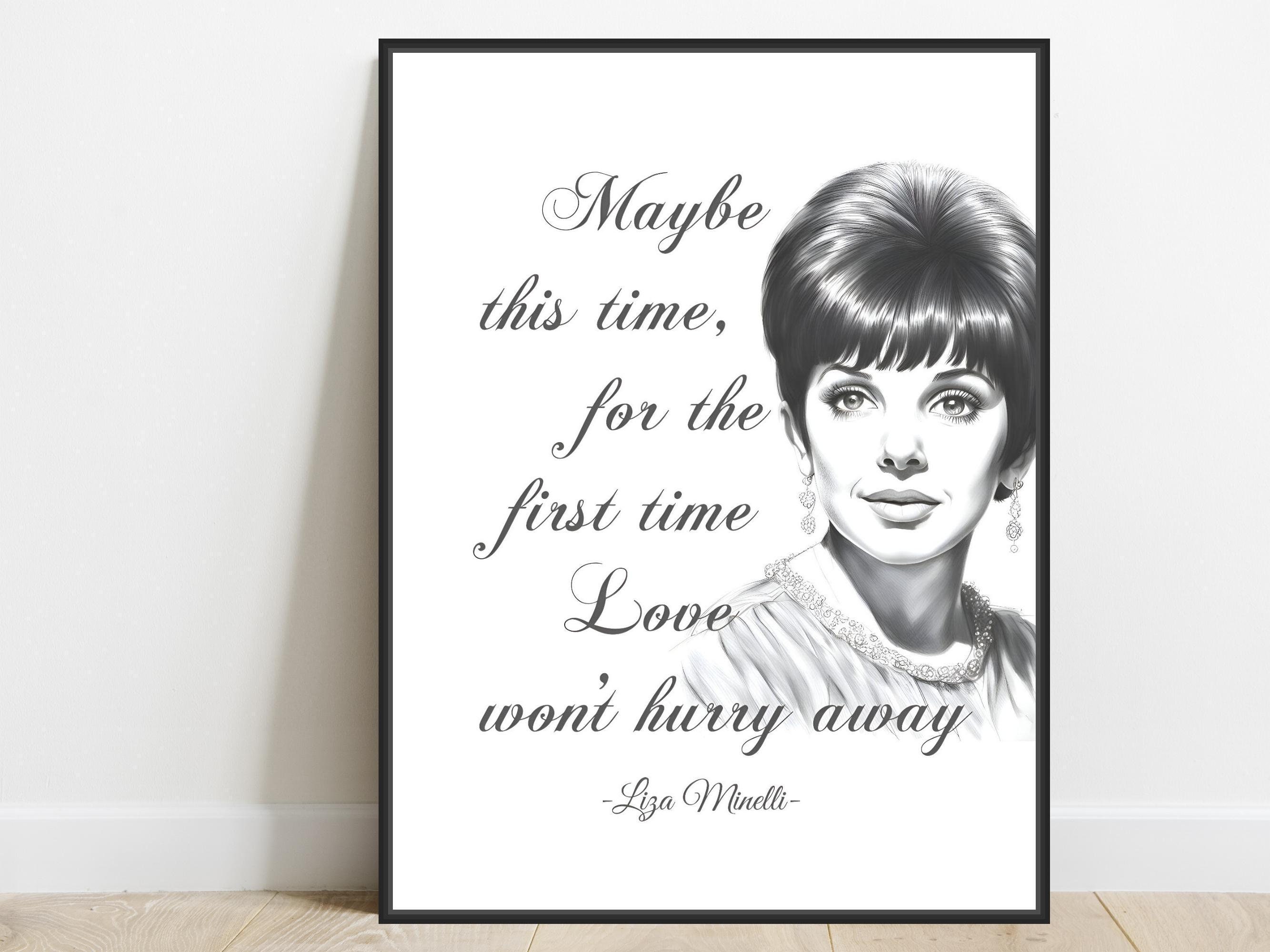 Liza Minelli Art Print: Cabaret Movie Lyrics (digital Download) - Etsy, image size:2667x2000